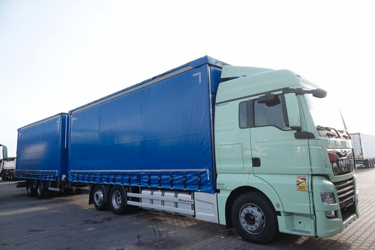 Новый Тентованный грузовик MAN TGX 26.460 / ZESTAW TANDEM PRZEJAZDOWY / 120 M3: фото 12 Новый Тентованный грузовик MAN TGX 26.460 / ZESTAW TANDEM PRZEJAZDOWY / 120 M3: фото 12