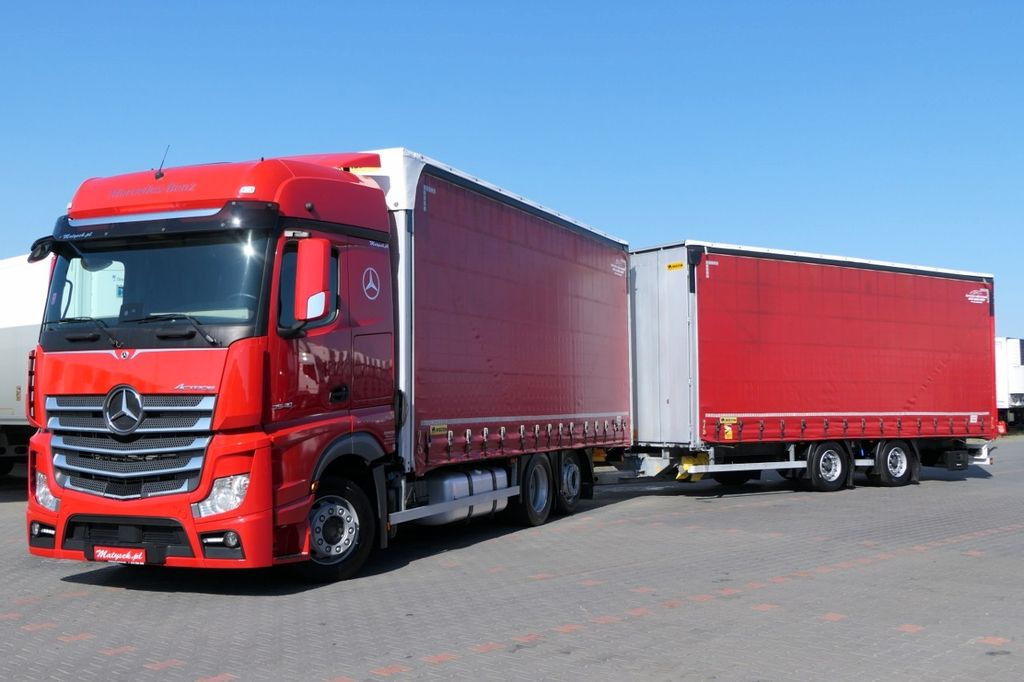 Mercedes-Benz ACTROS 2548/JUMBO TRUCK 120 M3/VEHICULAR/I-COOL - Тентованный грузовик: фото 1 Mercedes-Benz ACTROS 2548/JUMBO TRUCK 120 M3/VEHICULAR/I-COOL - Тентованный грузовик: фото 1