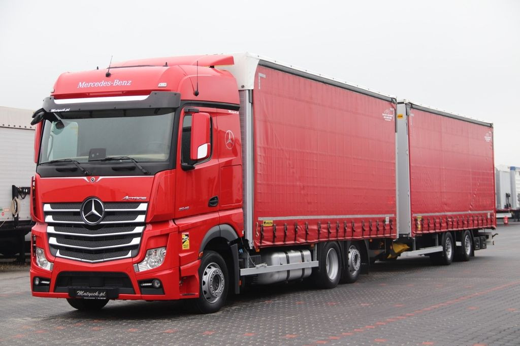Mercedes-Benz ACTROS 2548/JUMBO TRUCK 120 M3/VEHICULAR/I-COOL - Тентованный грузовик: фото 5 Mercedes-Benz ACTROS 2548/JUMBO TRUCK 120 M3/VEHICULAR/I-COOL - Тентованный грузовик: фото 5