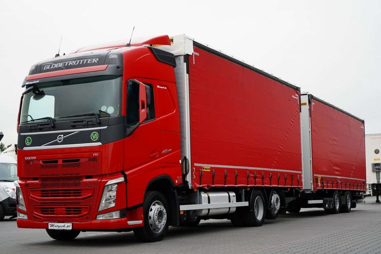 Volvo FH 460 / I-SAVE / ZESTAW TANDEM 120 M3 / PRZEJAZ - Тентованный грузовик: фото 1 Volvo FH 460 / I-SAVE / ZESTAW TANDEM 120 M3 / PRZEJAZ - Тентованный грузовик: фото 1