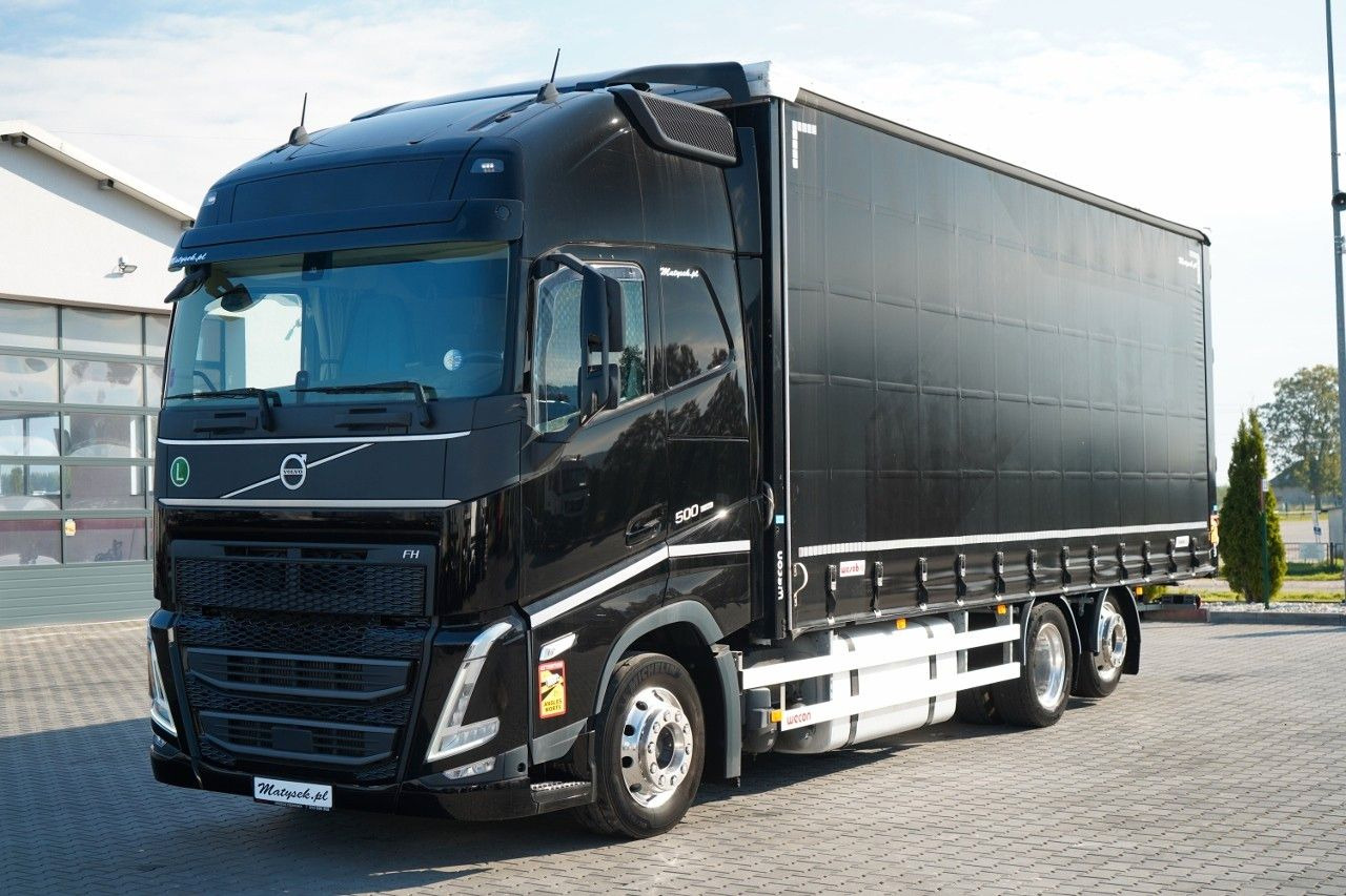 Volvo FH 500 / MEGA / ZESTAW TANDEM PRZEJAZDOWY 120 M3 - Тентованный грузовик: фото 2 Volvo FH 500 / MEGA / ZESTAW TANDEM PRZEJAZDOWY 120 M3 - Тентованный грузовик: фото 2