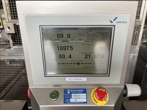 Cintex CS4000 Metal detector checkweigher - Пищевое оборудование: фото 5 Cintex CS4000 Metal detector checkweigher - Пищевое оборудование: фото 5