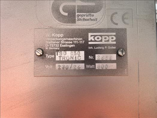 Kopp TSG650 Bag sealer - Упаковочное оборудование: фото 5 Kopp TSG650 Bag sealer - Упаковочное оборудование: фото 5