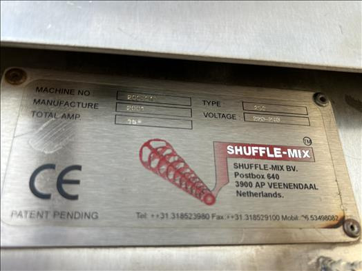 Пищевое оборудование Shufflemix 250 mixer aerator: фото 9