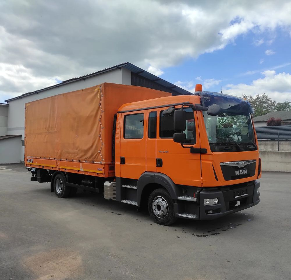 MAN TGL 8.180 DOKA / 6 OSOBOWY /BUTRO-PLANDEKA / - Тентованный грузовик: фото 2 MAN TGL 8.180 DOKA / 6 OSOBOWY /BUTRO-PLANDEKA / - Тентованный грузовик: фото 2