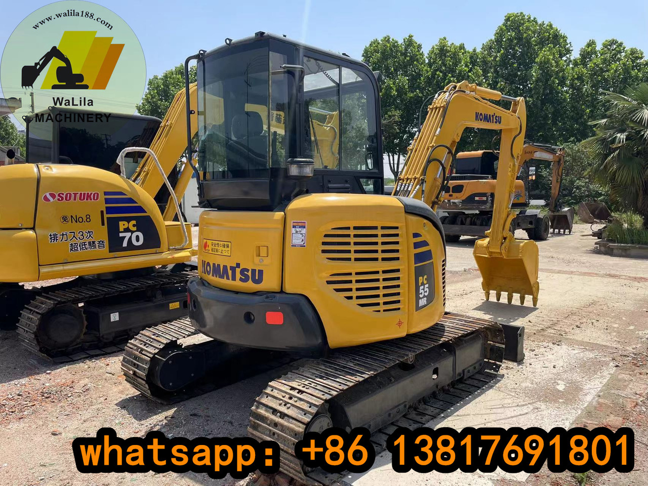 KOMATSU PC 55 MR-3 - Мини-экскаватор: фото 3 KOMATSU PC 55 MR-3 - Мини-экскаватор: фото 3