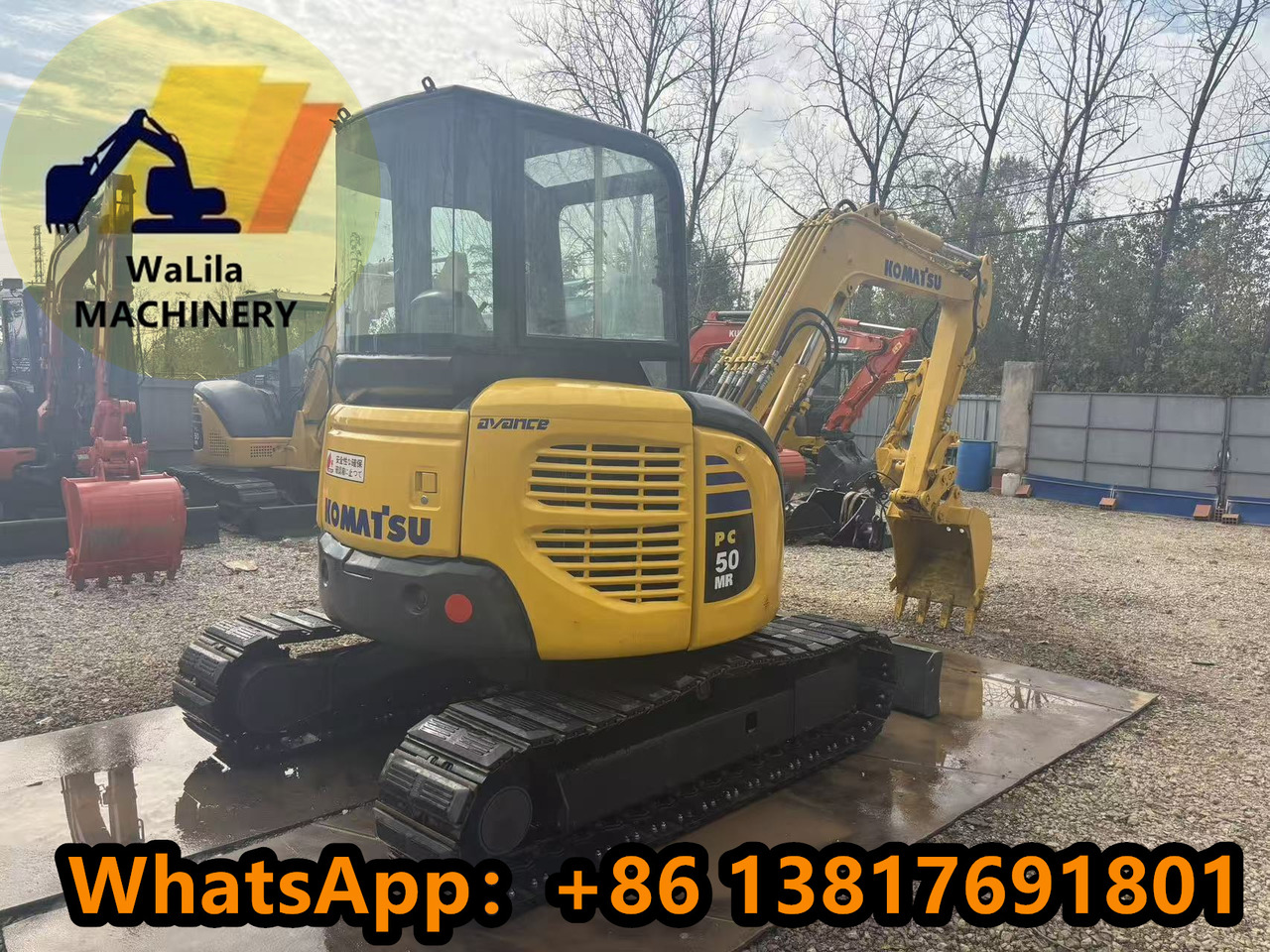 KOMATSU PC50MR-3 - Мини-экскаватор: фото 3 KOMATSU PC50MR-3 - Мини-экскаватор: фото 3