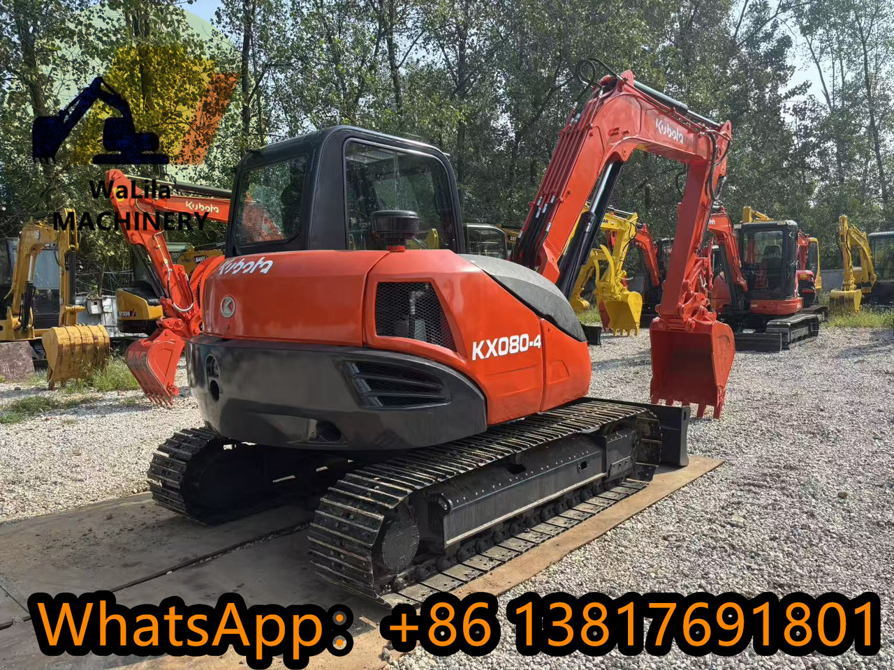 KUBOTA KX080-4 - Мини-экскаватор: фото 5 KUBOTA KX080-4 - Мини-экскаватор: фото 5