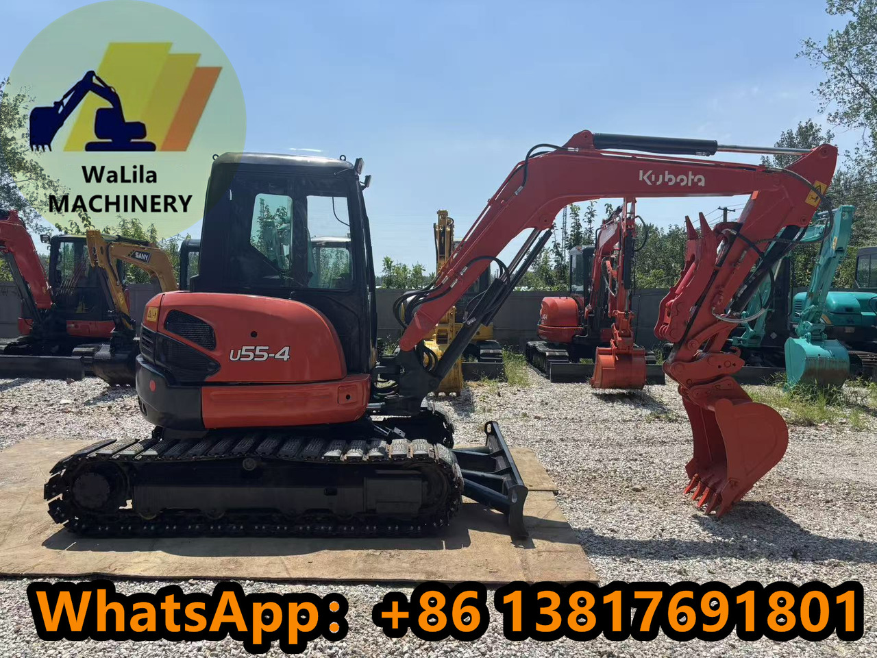 KUBOTA U55-4 (GOOD) - Мини-экскаватор: фото 1 KUBOTA U55-4 (GOOD) - Мини-экскаватор: фото 1