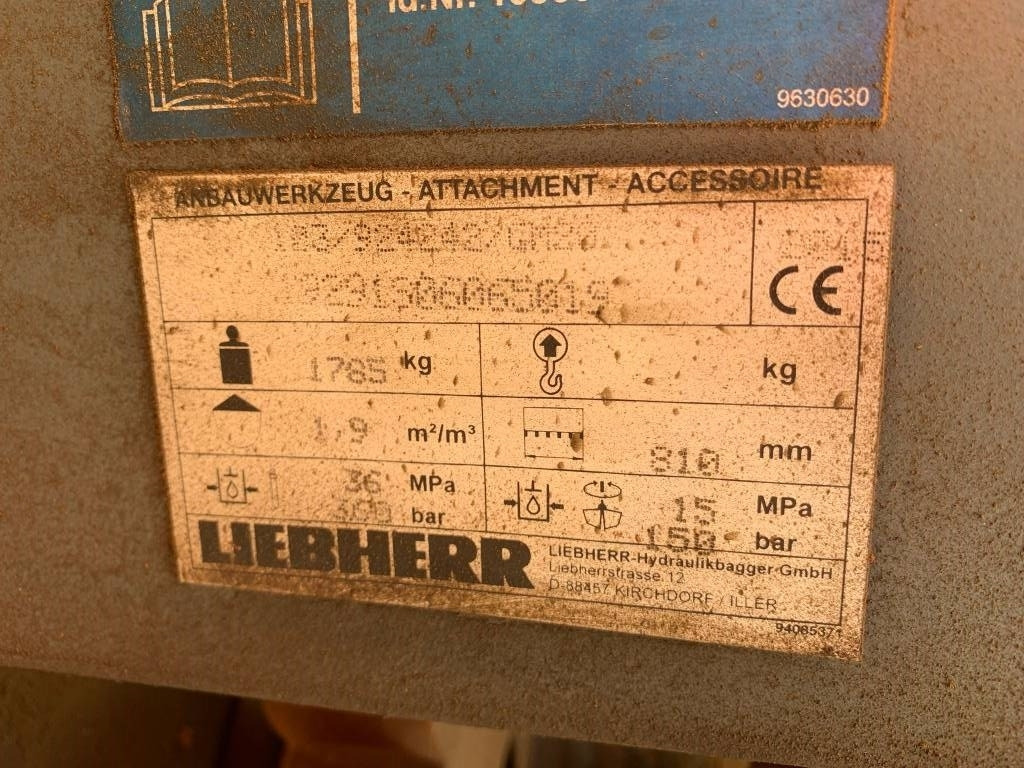 Liebherr GM 20RB WOOD GRAPLE  - Грейфер для Строительной техники: фото 4 Liebherr GM 20RB WOOD GRAPLE  - Грейфер для Строительной техники: фото 4