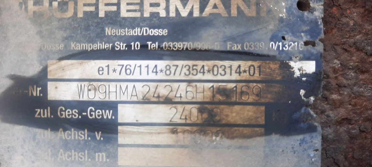 Hüffermann HMA2424 3 Achser - Прицеп мультилифт/ Бункеровоз: фото 5 Hüffermann HMA2424 3 Achser - Прицеп мультилифт/ Бункеровоз: фото 5