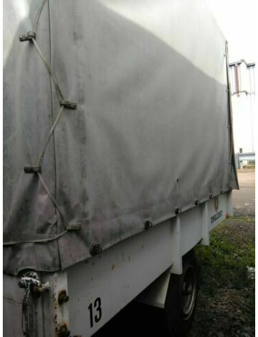 MEUSBURGER Moessbauer Hänger mit Flaschenzug /Kran/Ladehilf - Тентованный прицеп: фото 2 MEUSBURGER Moessbauer Hänger mit Flaschenzug /Kran/Ladehilf - Тентованный прицеп: фото 2