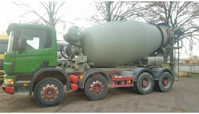 Scania 124-380PS 8x4 9-Qubik Stetter Euro:4 ZF-Schalte - Автобетоносмеситель: фото 3 Scania 124-380PS 8x4 9-Qubik Stetter Euro:4 ZF-Schalte - Автобетоносмеситель: фото 3