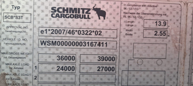 Schmitz Cargobull SCS 24 Plane Spriegel - Тентованный полуприцеп: фото 5 Schmitz Cargobull SCS 24 Plane Spriegel - Тентованный полуприцеп: фото 5
