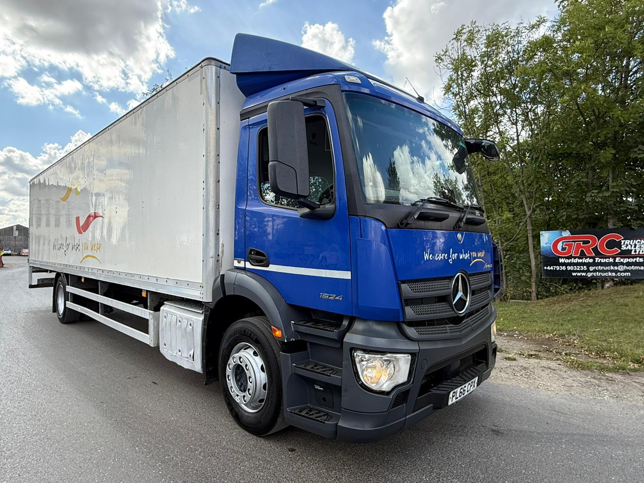 2016 Mercedes Antos 1824 Rigid Truck - Грузовик с закрытым кузовом: фото 1 2016 Mercedes Antos 1824 Rigid Truck - Грузовик с закрытым кузовом: фото 1