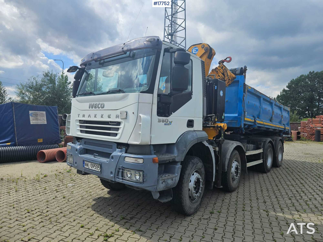 2007 Iveco Trakker +EFFER 210 3s - Автоманипулятор, Самосвал: фото 1 2007 Iveco Trakker +EFFER 210 3s - Автоманипулятор, Самосвал: фото 1