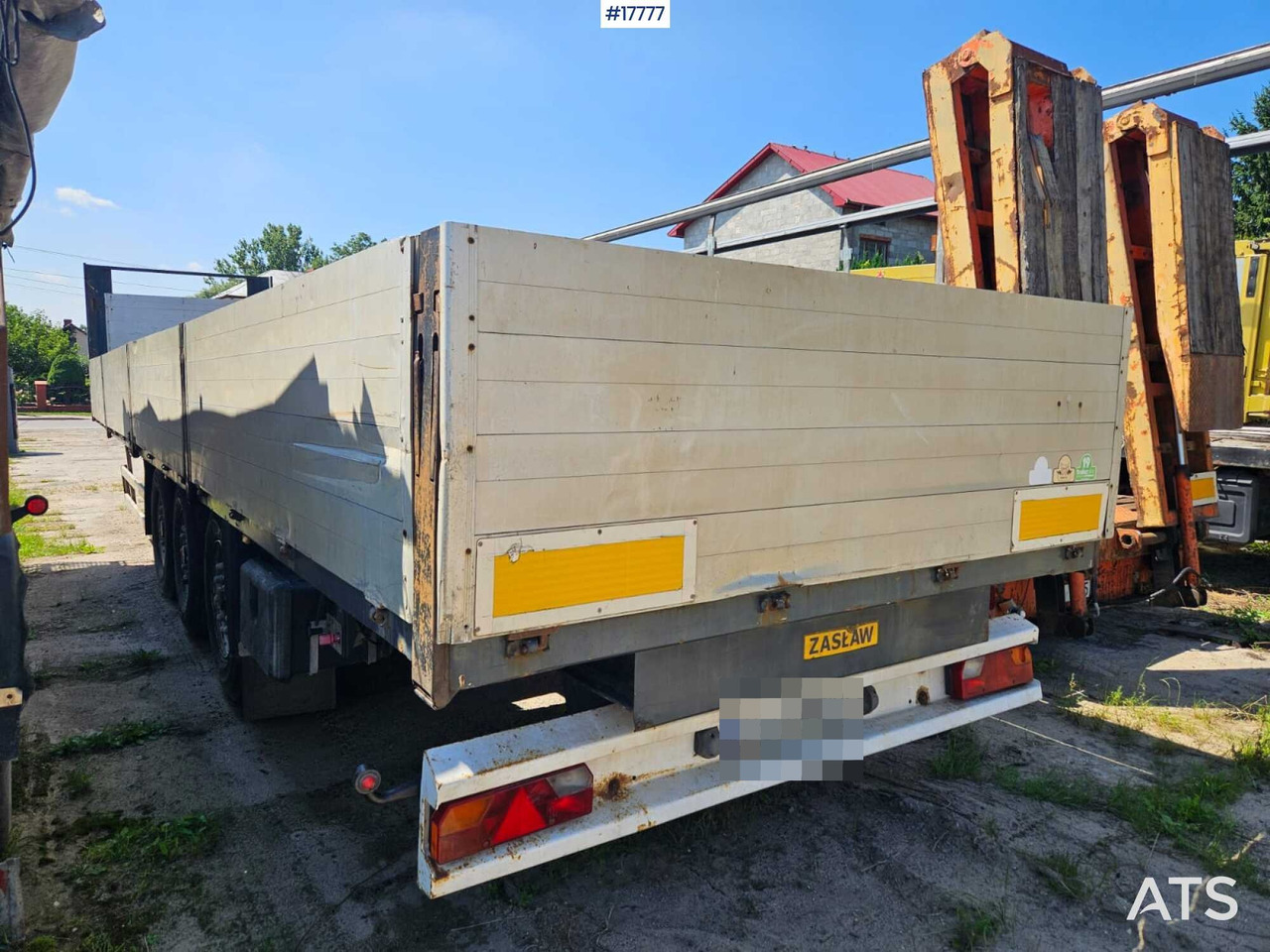 2008 Zaslaw D-651 - Полуприцеп бортовой/ Платформа: фото 4 2008 Zaslaw D-651 - Полуприцеп бортовой/ Платформа: фото 4
