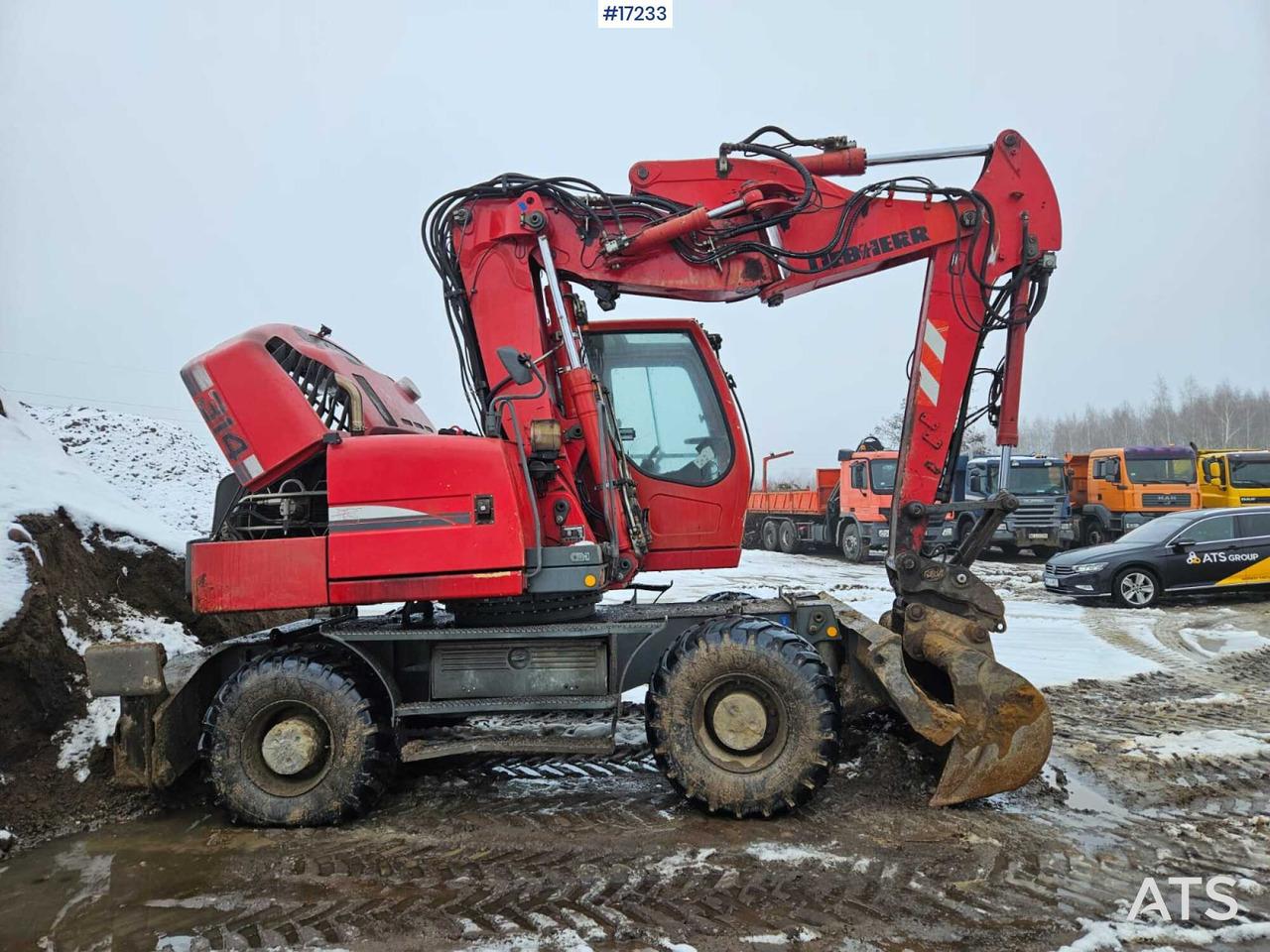 LIEBHERR 314 Litronic wheeled excavator (2008) - Колёсный экскаватор: фото 4 LIEBHERR 314 Litronic wheeled excavator (2008) - Колёсный экскаватор: фото 4