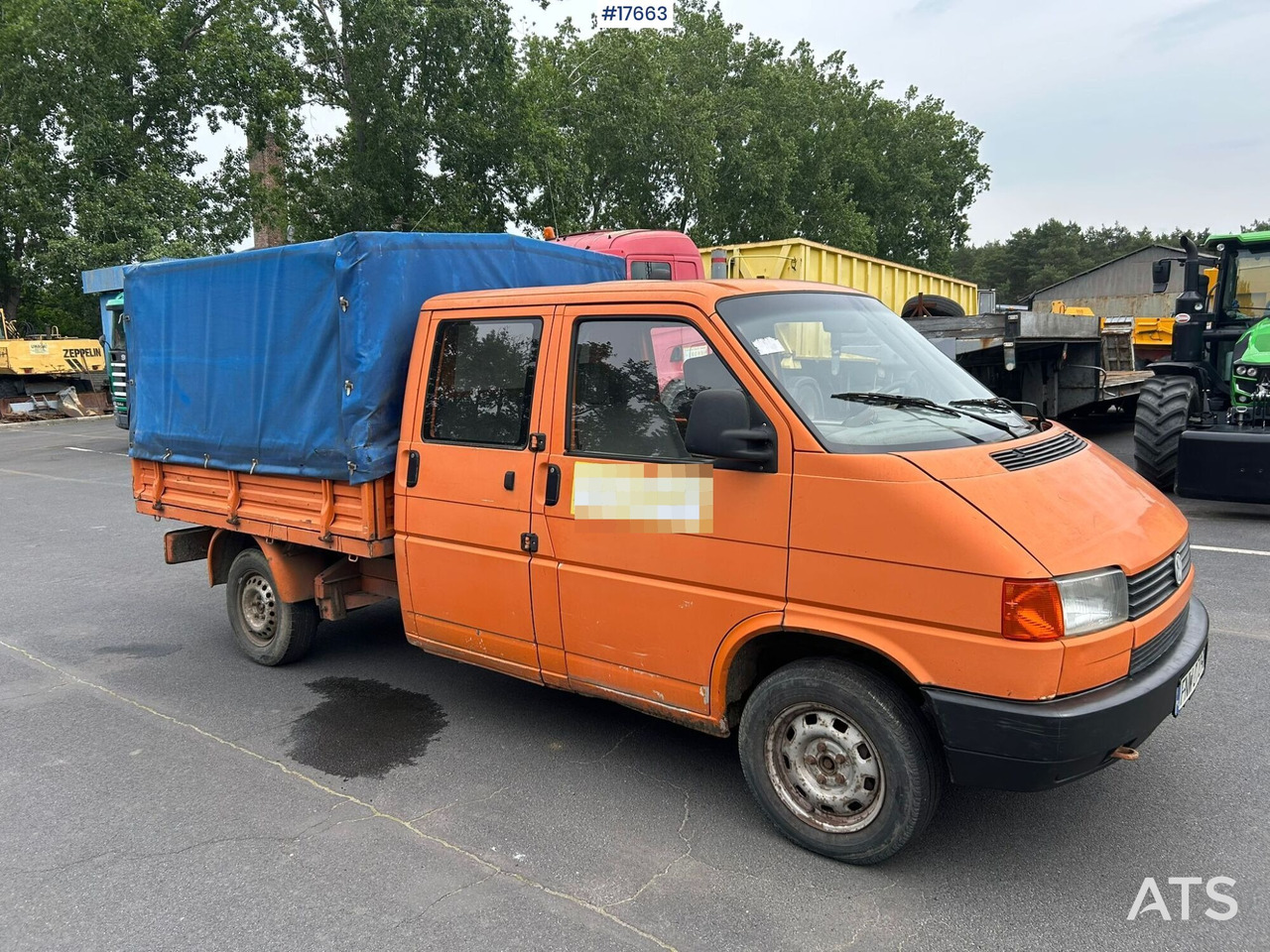 Volkswagen Transporter 1.9D double cab with box body (1992) - Тентованный фургон, Грузопассажирский фургон: фото 1 Volkswagen Transporter 1.9D double cab with box body (1992) - Тентованный фургон, Грузопассажирский фургон: фото 1