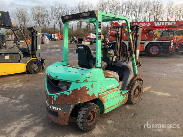 2017 Mitsubishi FD25NT 2500 kg (Inoperable) Forklift - Дизельный погрузчик: фото 4 2017 Mitsubishi FD25NT 2500 kg (Inoperable) Forklift - Дизельный погрузчик: фото 4