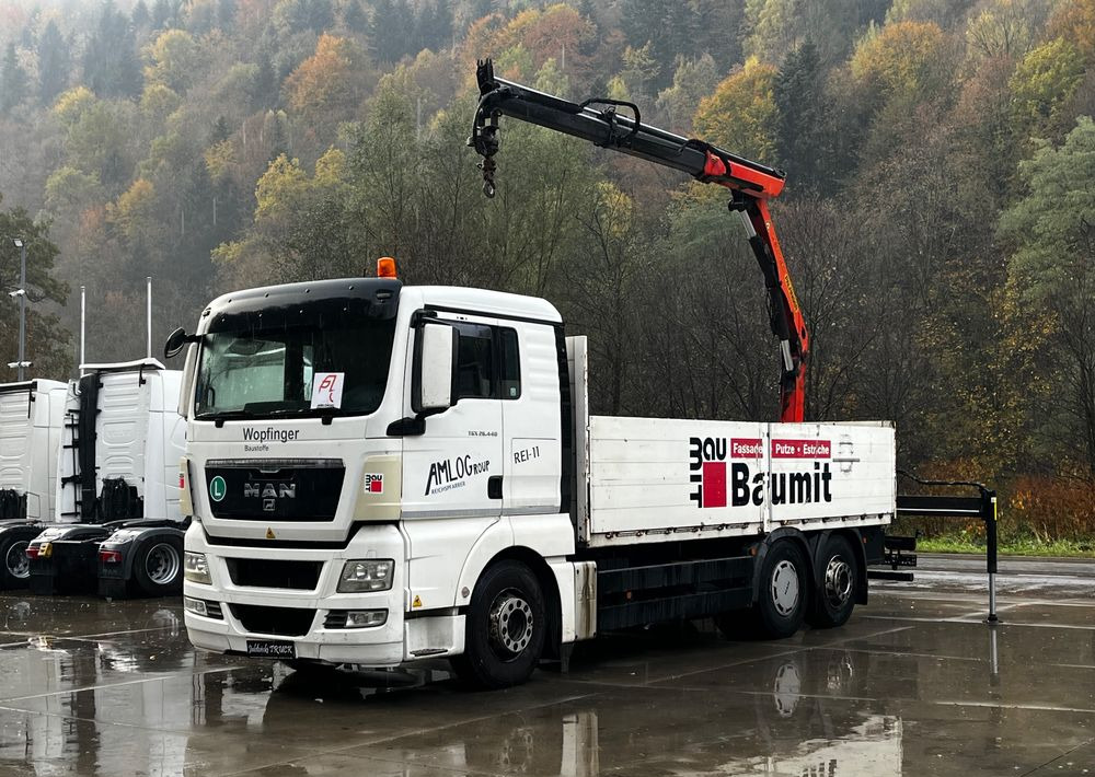 MAN TGX 26.440 // 2009 // Palfinger PK 12001EH Radio // Oś skrętna i podnoszona // - Грузовик бортовой/ Платформа, Автоманипулятор: фото 1 MAN TGX 26.440 // 2009 // Palfinger PK 12001EH Radio // Oś skrętna i podnoszona // - Грузовик бортовой/ Платформа, Автоманипулятор: фото 1