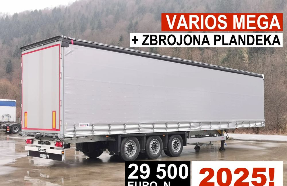 Schmitz Cargobull MEGA VARIOS - Тентованный полуприцеп: фото 1 Schmitz Cargobull MEGA VARIOS - Тентованный полуприцеп: фото 1