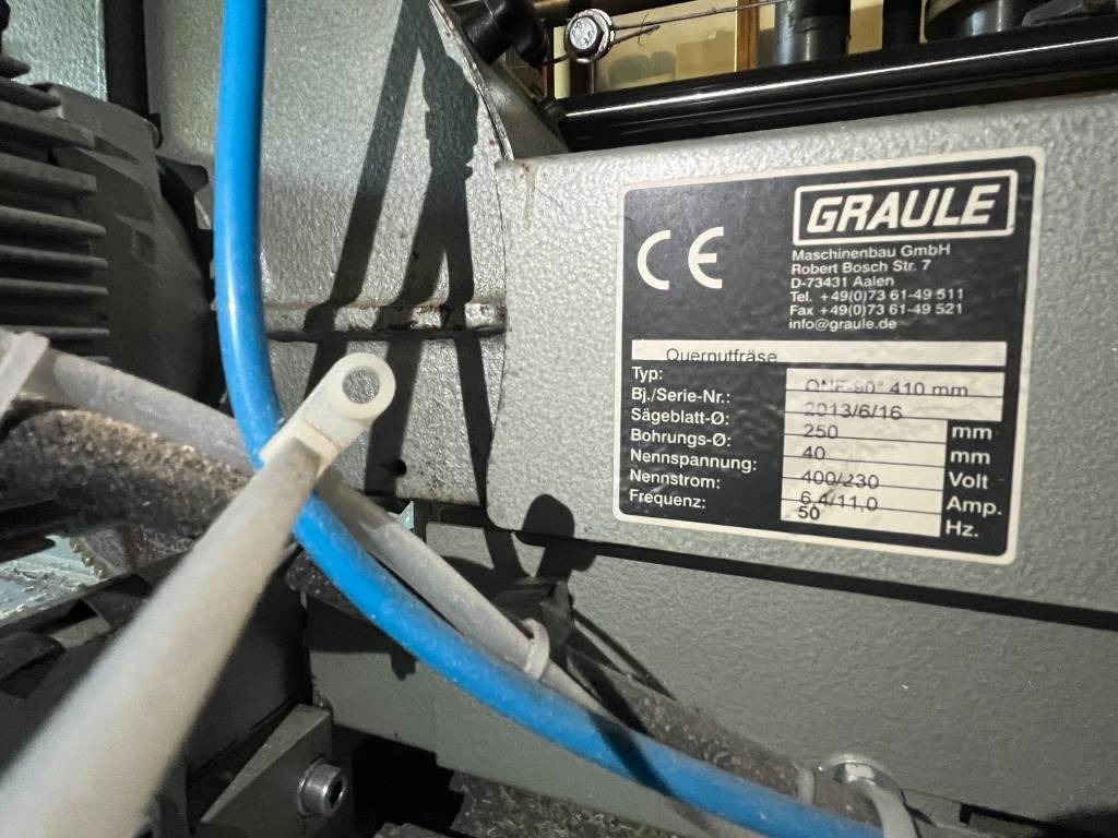 Станок Annet GRAULE QNF Crosscut saw with TigerStop TS 4.8 L Au: фото 7