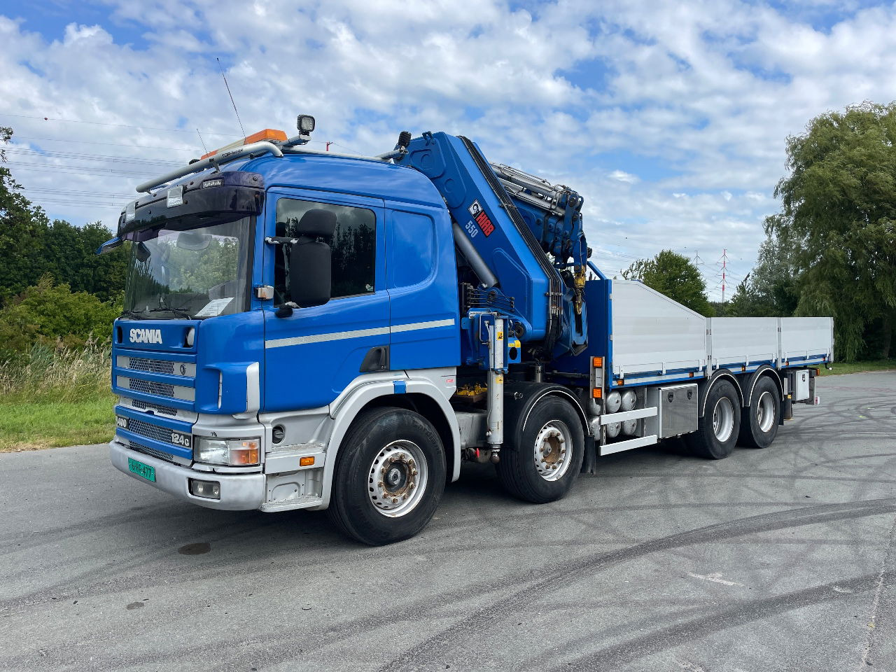 Scania P124-400 124 with hiab 550 crane with jib, excellent condition - Автоманипулятор: фото 4 Scania P124-400 124 with hiab 550 crane with jib, excellent condition - Автоманипулятор: фото 4