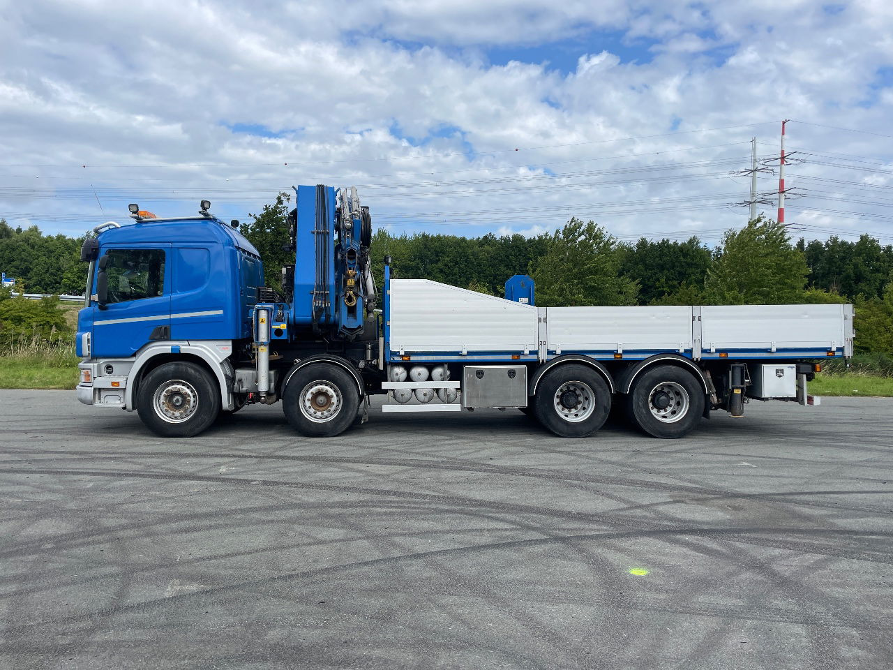 Scania P124-400 124 with hiab 550 crane with jib, excellent condition - Автоманипулятор: фото 5 Scania P124-400 124 with hiab 550 crane with jib, excellent condition - Автоманипулятор: фото 5