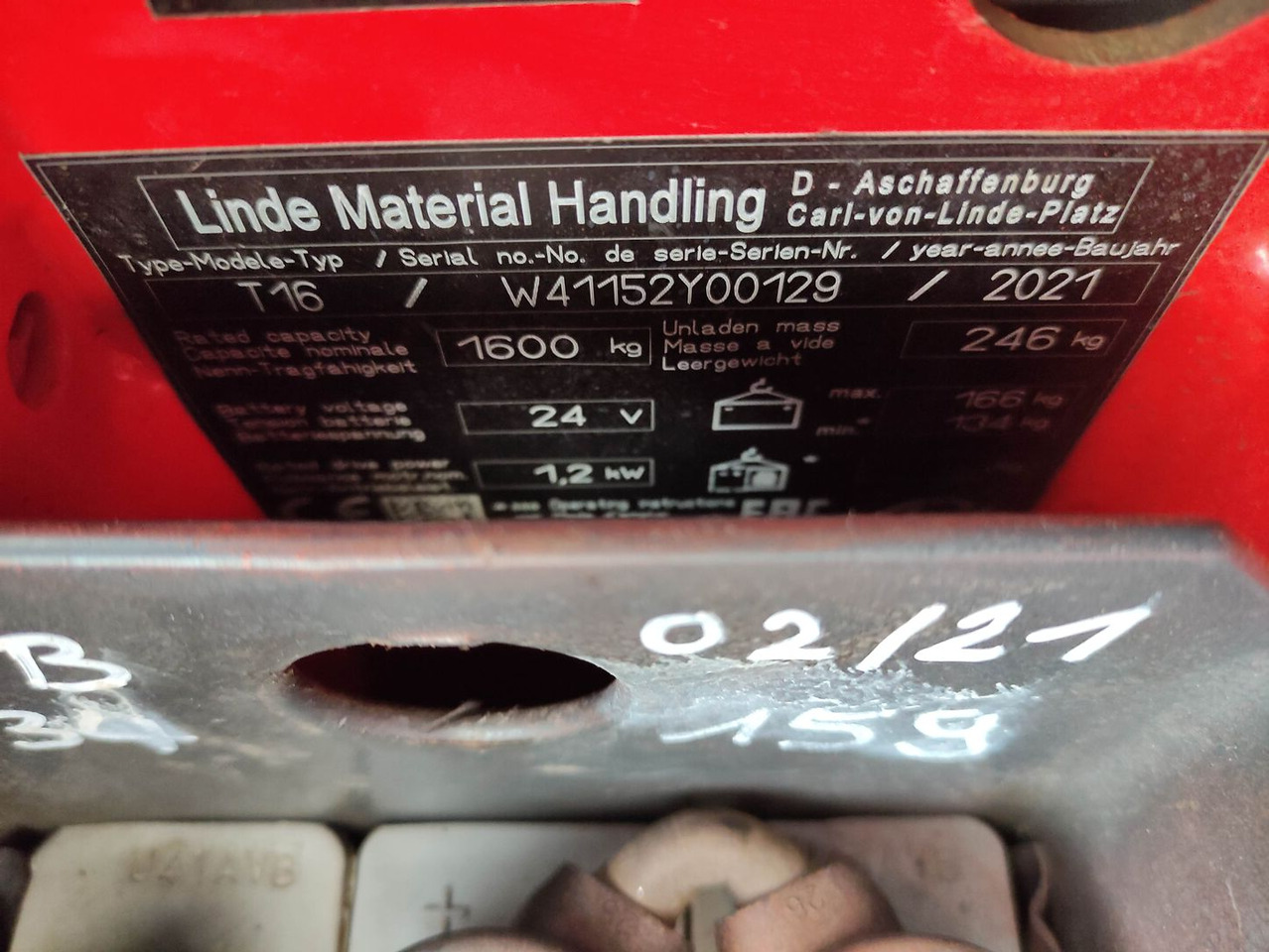 Linde T16-1152 - Тележка: фото 5 Linde T16-1152 - Тележка: фото 5