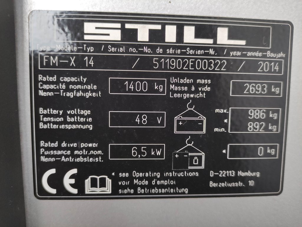 Ричтрак Still FM-X-14: фото 6 Ричтрак Still FM-X-14: фото 6