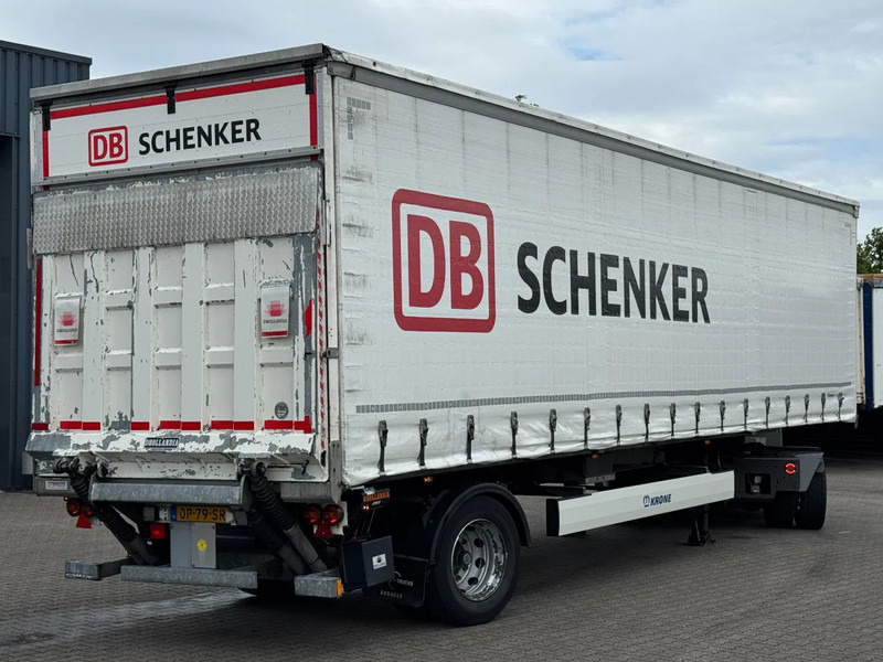 Krone City trailer met schuifzeilen / 2500 Laadklep / Stuur-as / APK - Тентованный полуприцеп: фото 1 Krone City trailer met schuifzeilen / 2500 Laadklep / Stuur-as / APK - Тентованный полуприцеп: фото 1