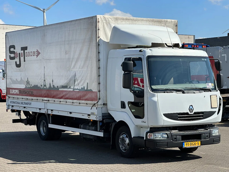 Renault Midlum 220 DXI Huifzeil met Borden / Laadklep / Euro 5 / 7.5T - Тентованный грузовик: фото 2 Renault Midlum 220 DXI Huifzeil met Borden / Laadklep / Euro 5 / 7.5T - Тентованный грузовик: фото 2