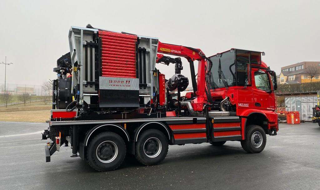 Mercedes MUSMAX WT11 NMV - Измельчитель древесины, Грузовик: фото 2 Mercedes MUSMAX WT11 NMV - Измельчитель древесины, Грузовик: фото 2