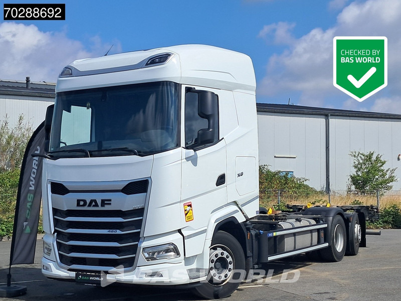 DAF XG 480 6X2 BDF 2xTanks Lift+lenkasche Automatic ACC LED Euro 6 - Грузовик-контейнеровоз/ Сменный кузов: фото 1 DAF XG 480 6X2 BDF 2xTanks Lift+lenkasche Automatic ACC LED Euro 6 - Грузовик-контейнеровоз/ Сменный кузов: фото 1