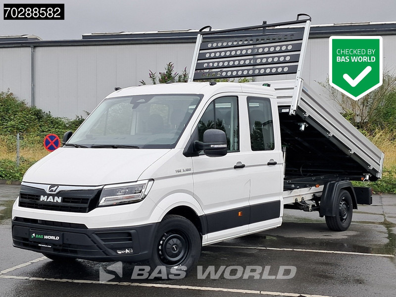 MAN TGE 3.180 Neu! Dreiseitenkipper Automatik 2025 Facelift 180PS AHK LED Klima Tempomat Navi ACC Euro6 Kieper 3m3 A/C Towbar - Малотоннажный самосвал: фото 1 MAN TGE 3.180 Neu! Dreiseitenkipper Automatik 2025 Facelift 180PS AHK LED Klima Tempomat Navi ACC Euro6 Kieper 3m3 A/C Towbar - Малотоннажный самосвал: фото 1
