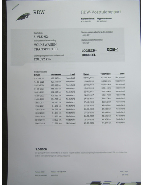 Малотоннажный самосвал, Грузопассажирский фургон Volkswagen Transporter T5 2.0 TDI 75KW L2H1 DOKA dubbelcabine Kipper Actiebord: фото 12
