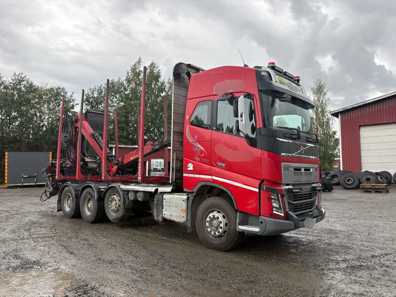 Timber truck Volvo FH16 750 16.1 Kesla with crane - Лесовоз, Автоманипулятор: фото 2 Timber truck Volvo FH16 750 16.1 Kesla with crane - Лесовоз, Автоманипулятор: фото 2