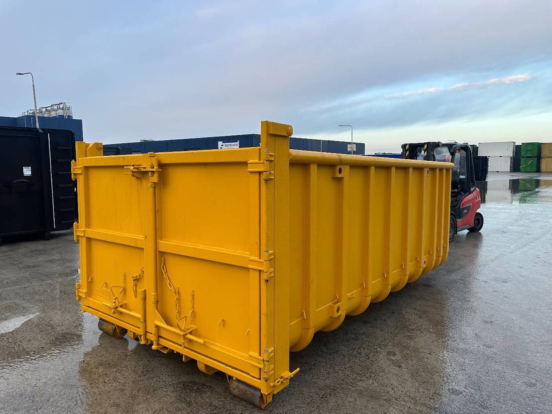 Новый Контейнер для мультилифта Sidalco 15 m3 kort met Franse klep deuren: фото 1