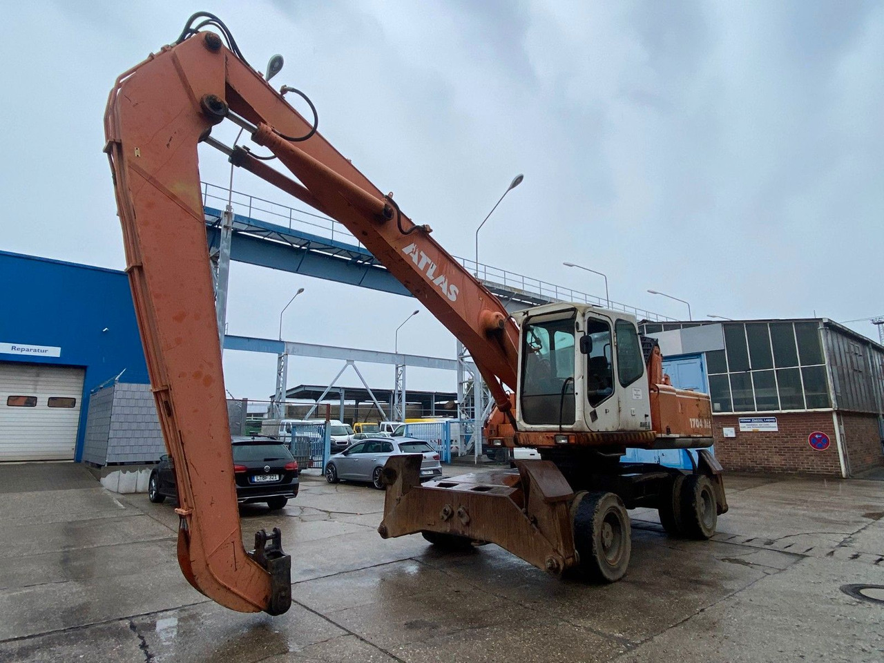 Atlas 1704 MI mit Greifer Umschlagbagger Lang - Колёсный экскаватор: фото 4 Atlas 1704 MI mit Greifer Umschlagbagger Lang - Колёсный экскаватор: фото 4