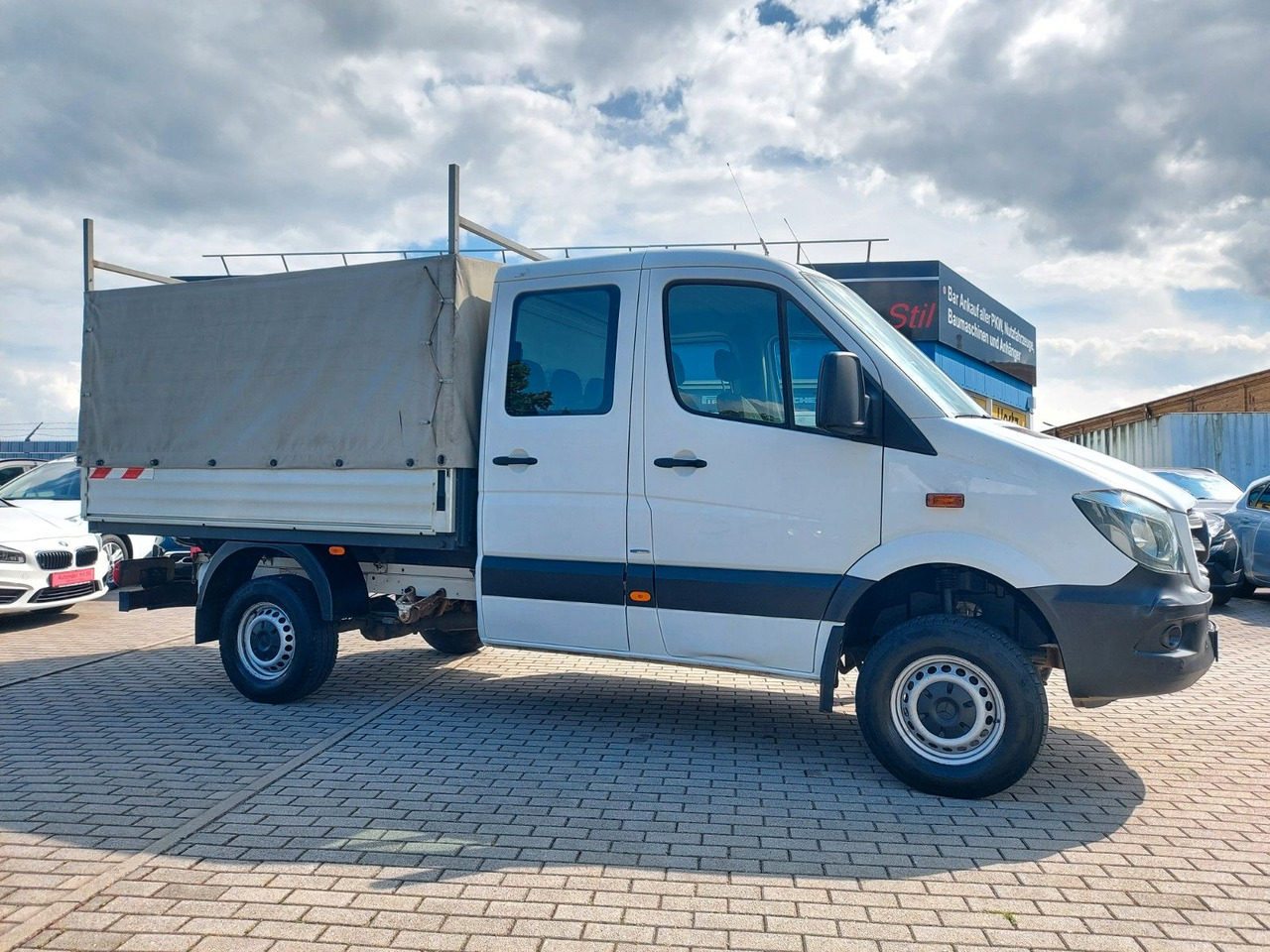 Тентованный фургон, Грузопассажирский фургон Mercedes-Benz Sprinter II Pritsche/DoKa 316 CDI 4X4 KLIMA: фото 9