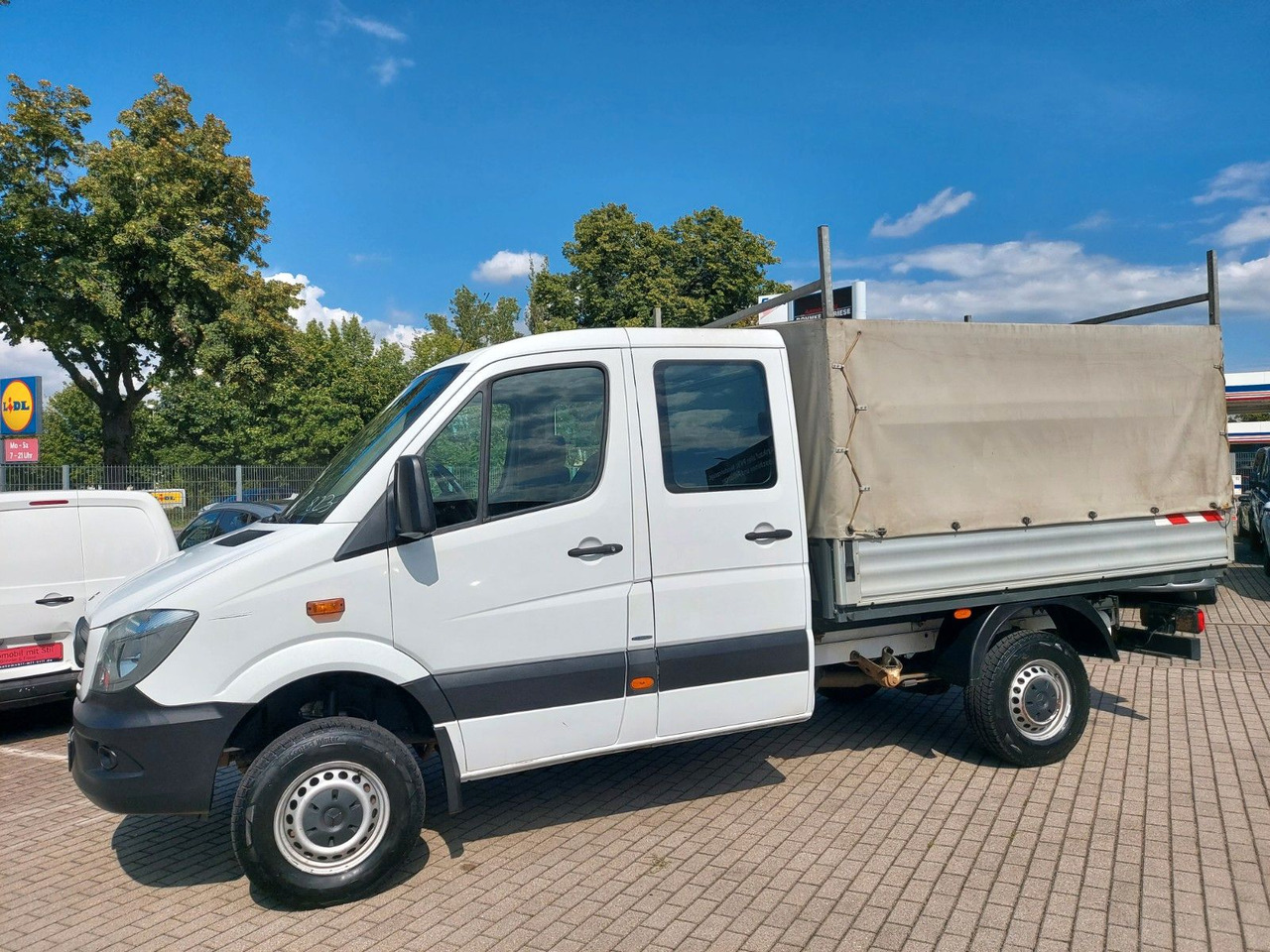 Тентованный фургон, Грузопассажирский фургон Mercedes-Benz Sprinter II Pritsche/DoKa 316 CDI 4X4 KLIMA: фото 8