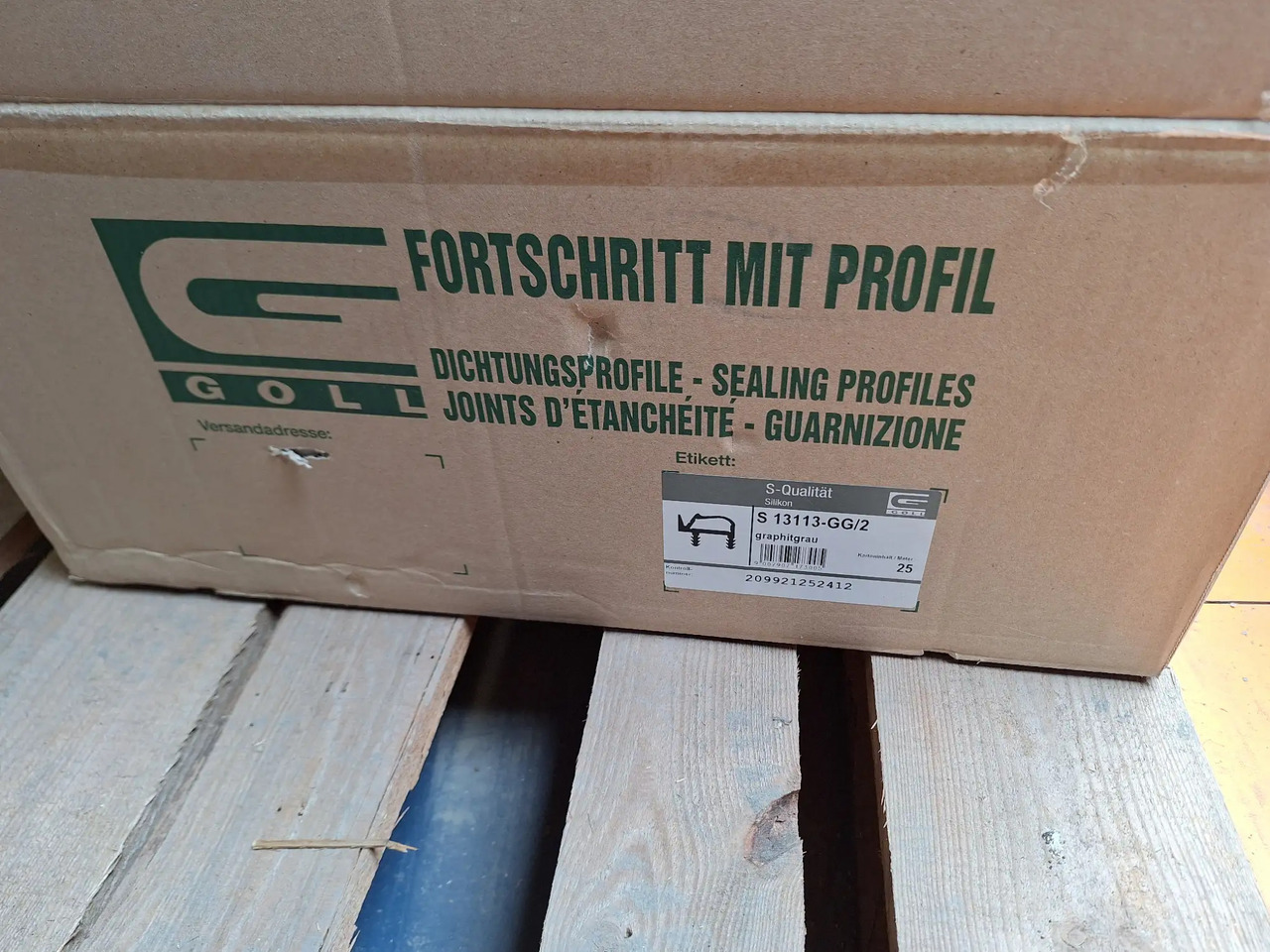 1 Stk. Dichtungsprofil (Goll) - Оборудование для гаражей/ Мастерских: фото 2 1 Stk. Dichtungsprofil (Goll) - Оборудование для гаражей/ Мастерских: фото 2