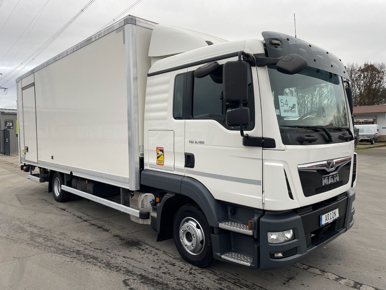 MAN TGL 8.190 4x2 BL Koffer/LBW/PALFINGER/AC/EU6d - Грузовик с закрытым кузовом: фото 1 MAN TGL 8.190 4x2 BL Koffer/LBW/PALFINGER/AC/EU6d - Грузовик с закрытым кузовом: фото 1