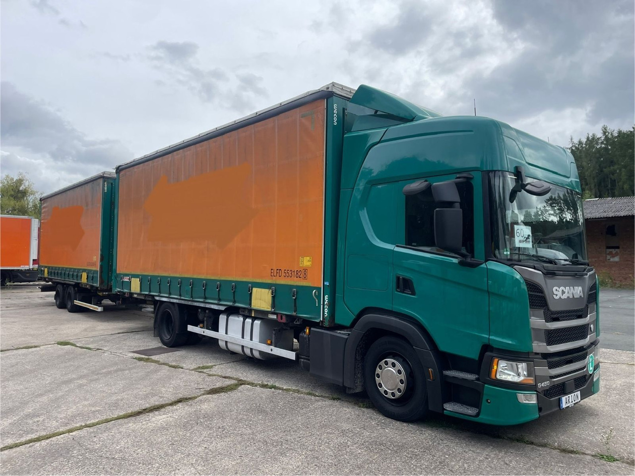 Scania G450 Pritsche+Plane/ANHÄNGER/KOTSCHENREUTHER - Тентованный грузовик: фото 1 Scania G450 Pritsche+Plane/ANHÄNGER/KOTSCHENREUTHER - Тентованный грузовик: фото 1