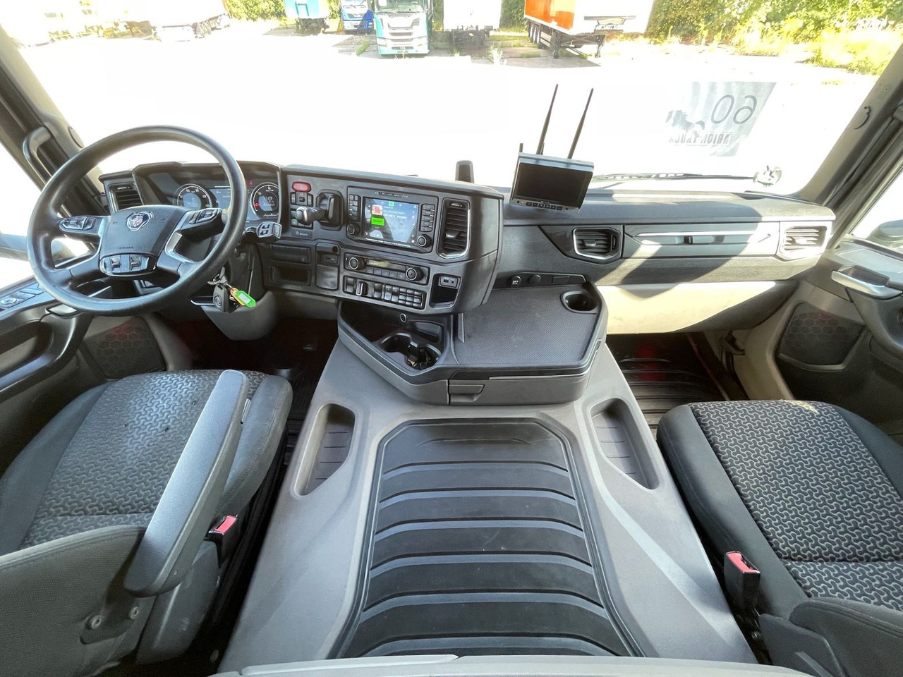 Тентованный грузовик Scania G450 Pritsche+Plane/ANHÄNGER/KOTSCHENREUTHER: фото 11
