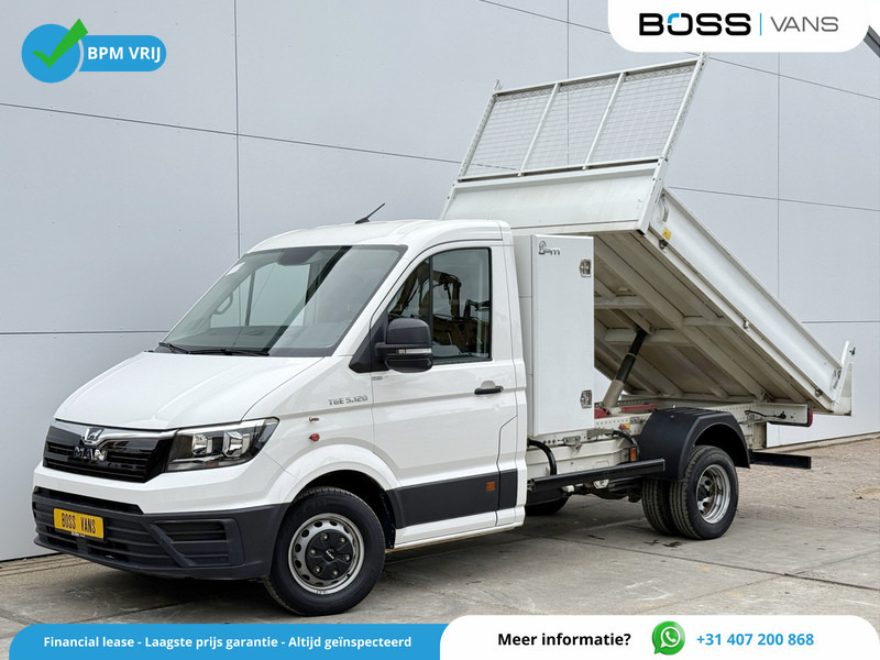 MAN TGE 5.120 2.0 TDI Kipper Dubbellucht Carplay Trekhaak Airco Camera Benne Tipper - Малотоннажный самосвал: фото 1 MAN TGE 5.120 2.0 TDI Kipper Dubbellucht Carplay Trekhaak Airco Camera Benne Tipper - Малотоннажный самосвал: фото 1
