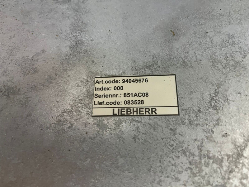 Liebherr - Кабина и интерьер: фото 4 Liebherr - Кабина и интерьер: фото 4