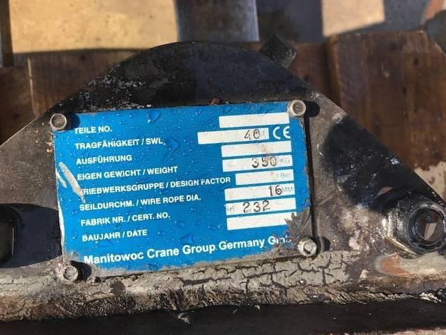 Grove 40t. hook block 3-sheaves 16mm - Кран-манипулятор для Строительной техники: фото 5 Grove 40t. hook block 3-sheaves 16mm - Кран-манипулятор для Строительной техники: фото 5