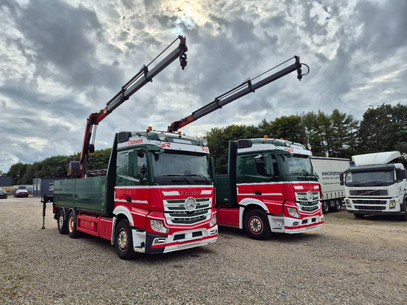 Mercedes-Benz Actros 2551/6x2 // Palfinger 16002 B // 2 x trucks - Автоманипулятор: фото 1 Mercedes-Benz Actros 2551/6x2 // Palfinger 16002 B // 2 x trucks - Автоманипулятор: фото 1